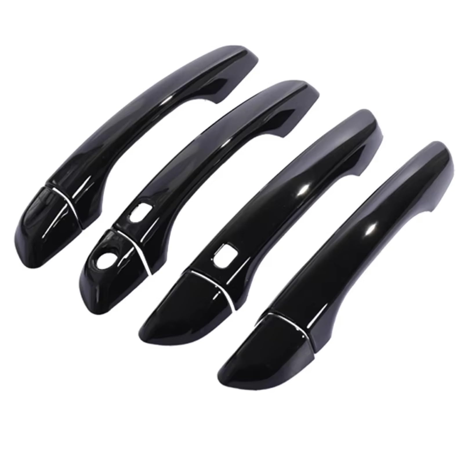 Qdzvalumv Smart Black Car Door Handles Cover Shell Compatible With For Elantra For Avante 2017-2020 Car Exterior Door Handle Cover Decoration Styling Accessories Set(Smart Black)