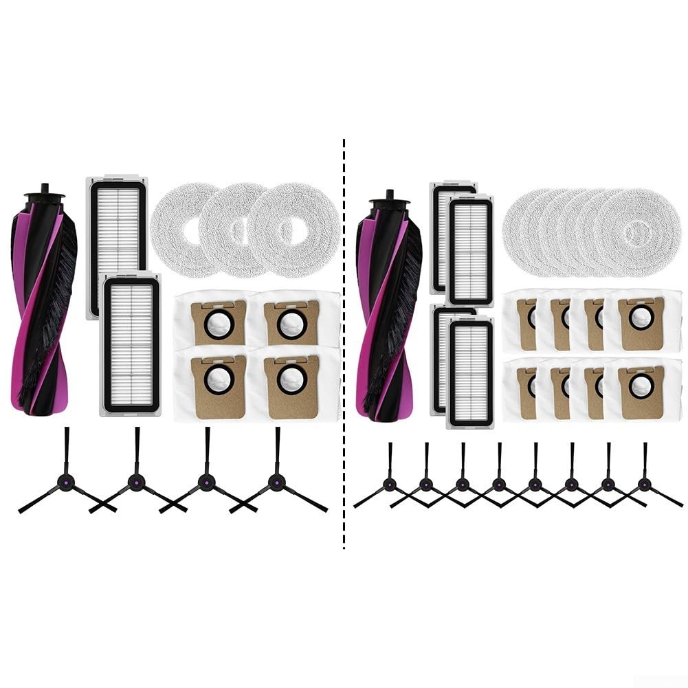 Kit 4 Brosses Latérales Nylon Pour Robot pour airbot L50 Kit(B)