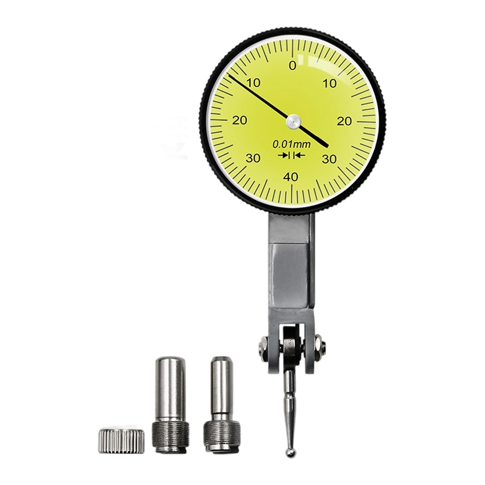 Accuracy Engineered Levers Gauges 0 to 0.8mm Measurement Ranges Rustproof Repair Measurement for Mechanical Testing Levers Gauges Indicates