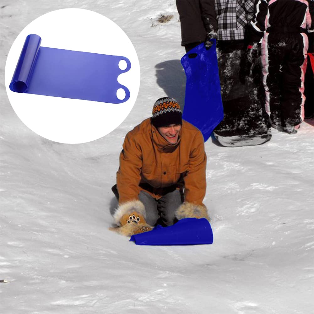 Sneeuwslee Met Handvat - Zware Kinderslee Van Kunststof Buitenspeelgoed Voor Winterpret Op Ijs Sneeuw Gras En Zand