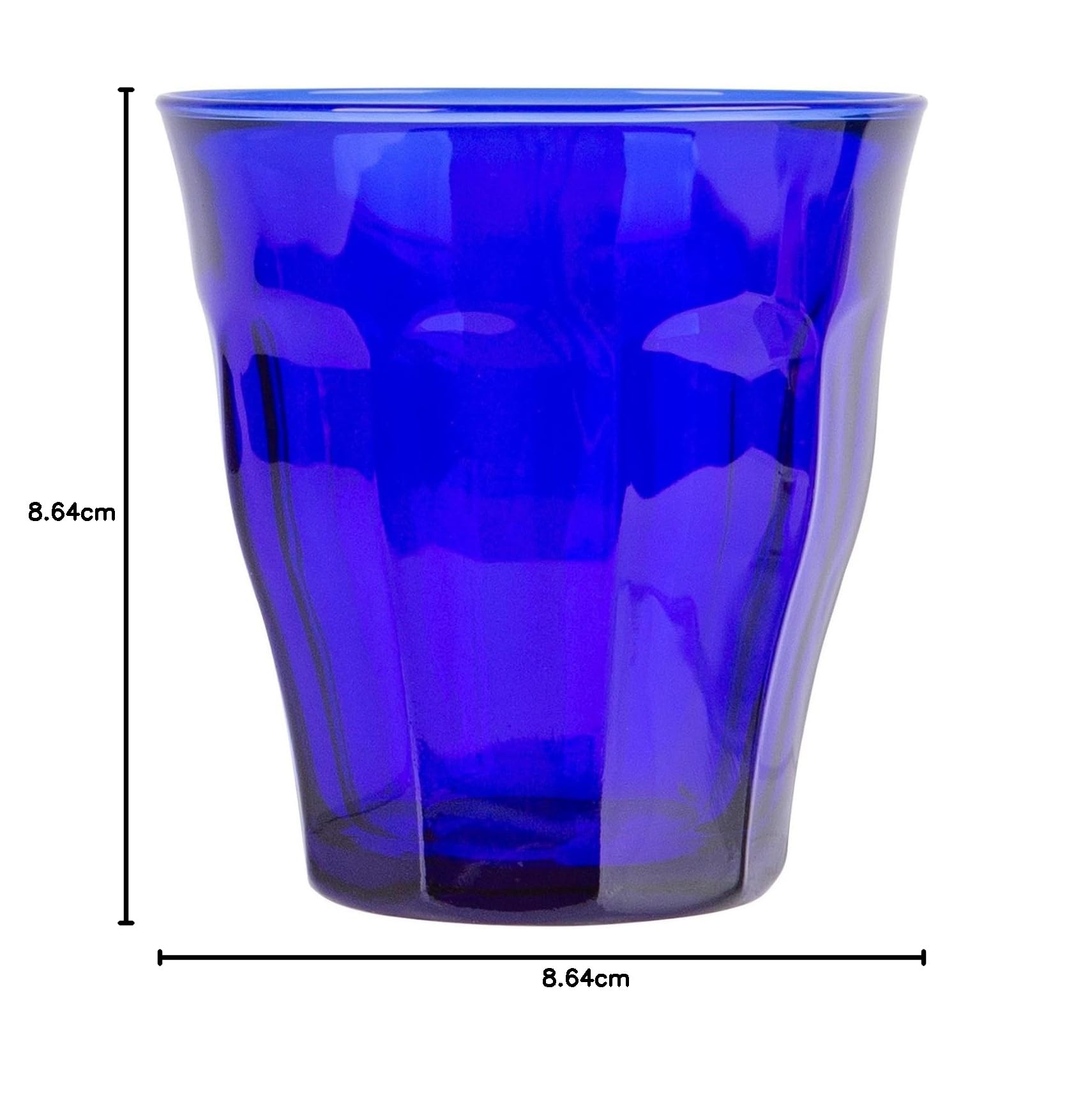Duralex Picardie Panache Tumblers - Set Of 4 Grey 250ml Glasses, Microwave & Dishwasher Safe - View #6