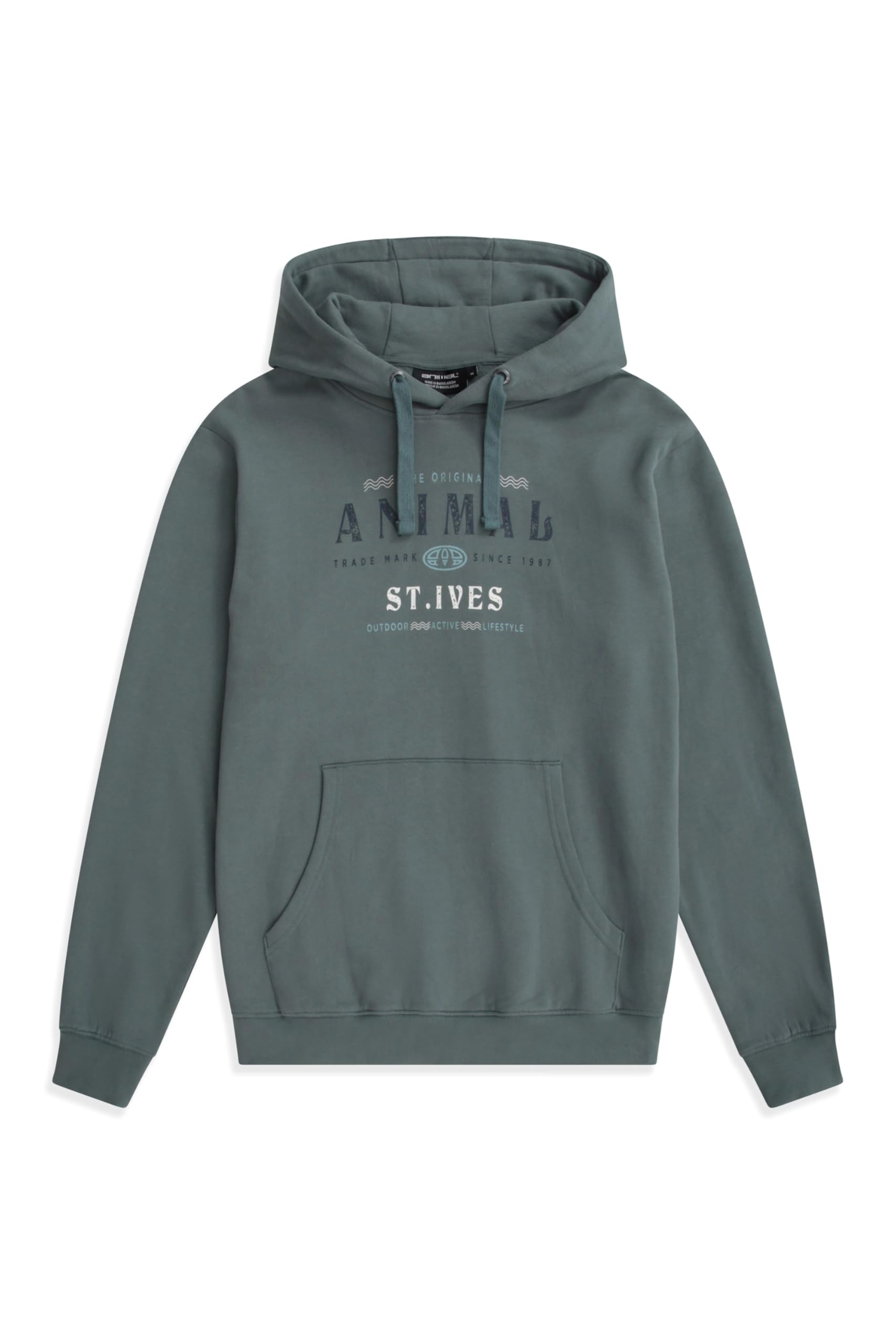 Animal Men's Green River St Ives Hoodie - Kangaroo Pocket - Fall & Winter Outdoors & Exploration L