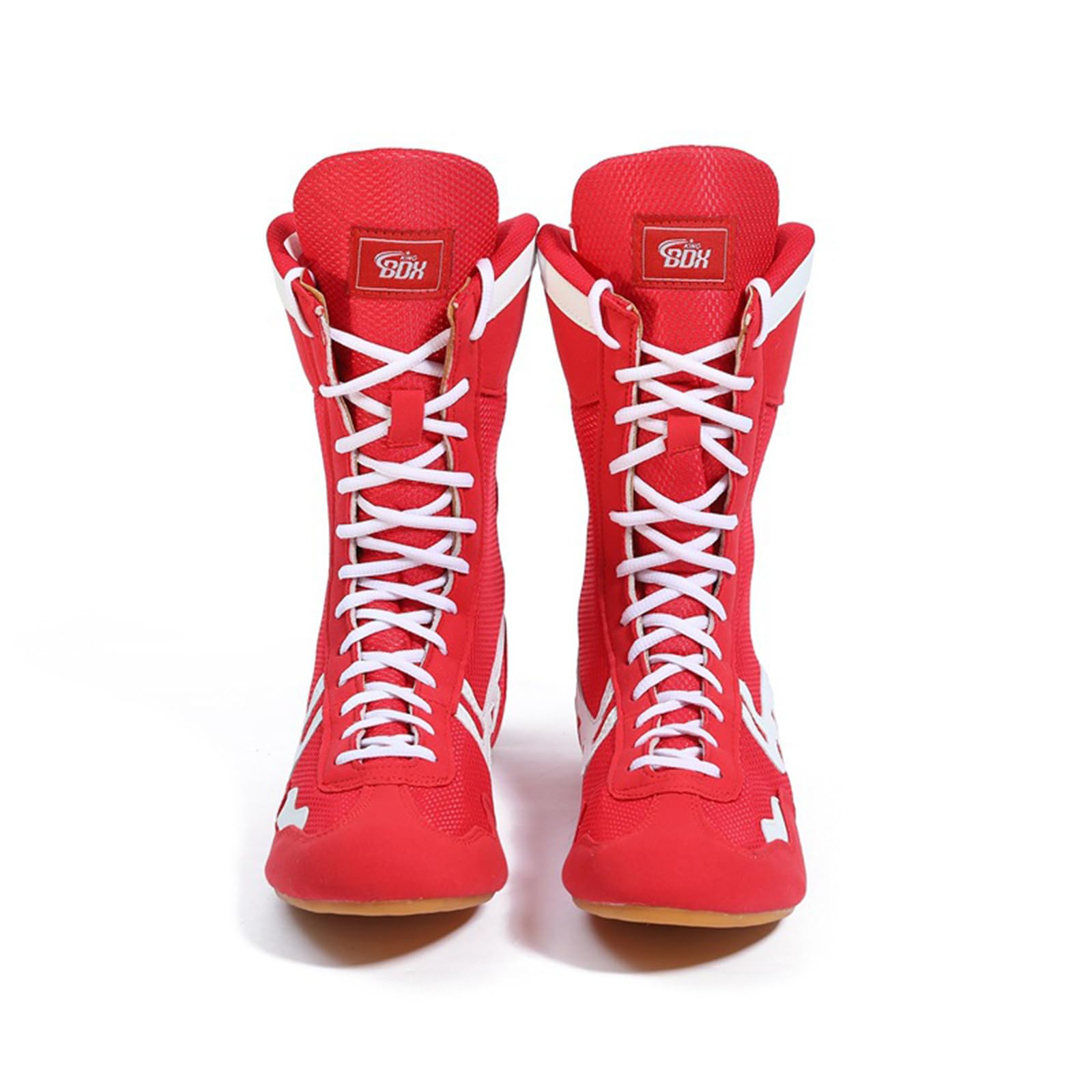 JiuQing Botas De Boxeo Hombre Zapatos De Entrenamiento De Fitness para Interiores Transpirables Antideslizantes Botas Deportivas para Gimnasio En Cuclillas