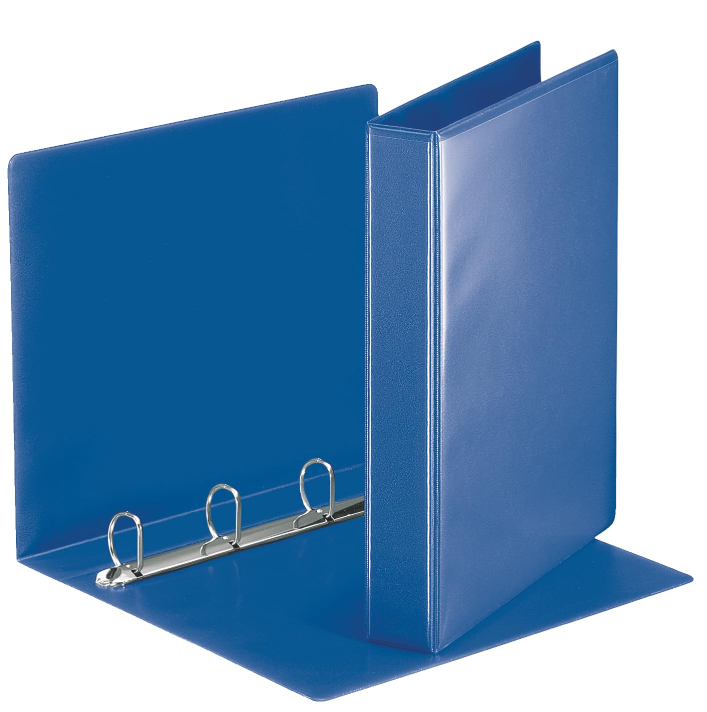 Esselte 49715 - Raccoglitore ad anelli, formato A4, con 4 anelli a D, ø 30 mm, colore: Blu