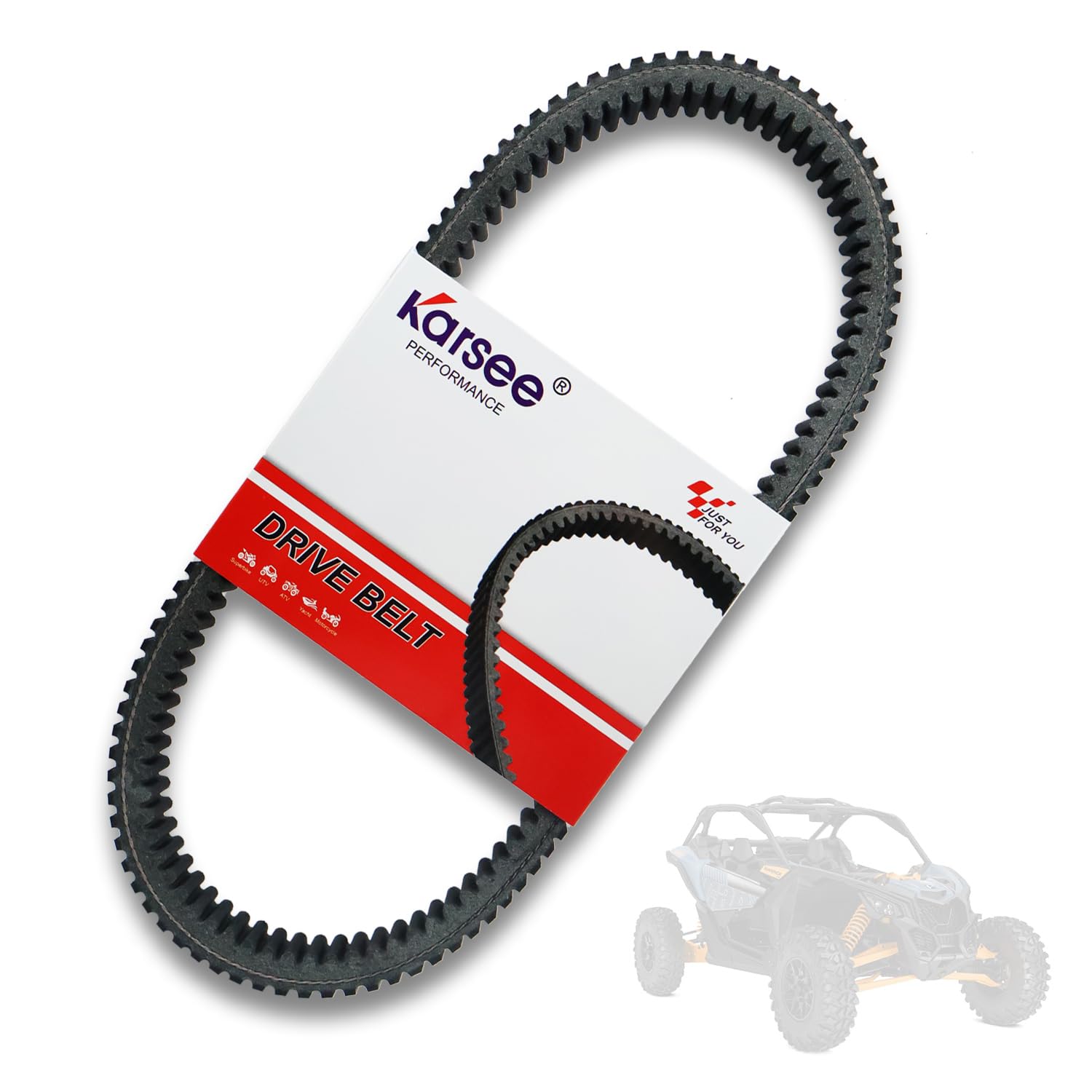 KARSEE 417300391 Drive Belt Compatible with Can-Am Maverick X3 & Ski-Doo E-TEC Summit 2003-2022 Models Replaces 422280651 417300253 CVT Belt