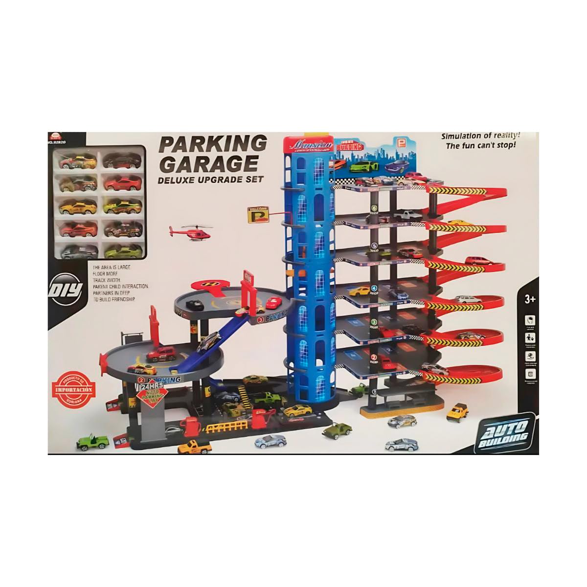 Pista De Carreras Con Rampa Para Autos, Juguete Para Pista De Carreras Click Clack Con 4 Autos Y Estacionamiento Juguetes Educativos Para Ninos Juguetes Interactivos Para Padres E Hijos Regalos Pista De Carreras Con Rampa Para Autos, Juguete Para Pista De Carreras Click Clack Con 4 Autos Y Estacionamiento Juguetes Educativos Para Ninos Juguetes Interactivos Para Padres E Hijos Regalos