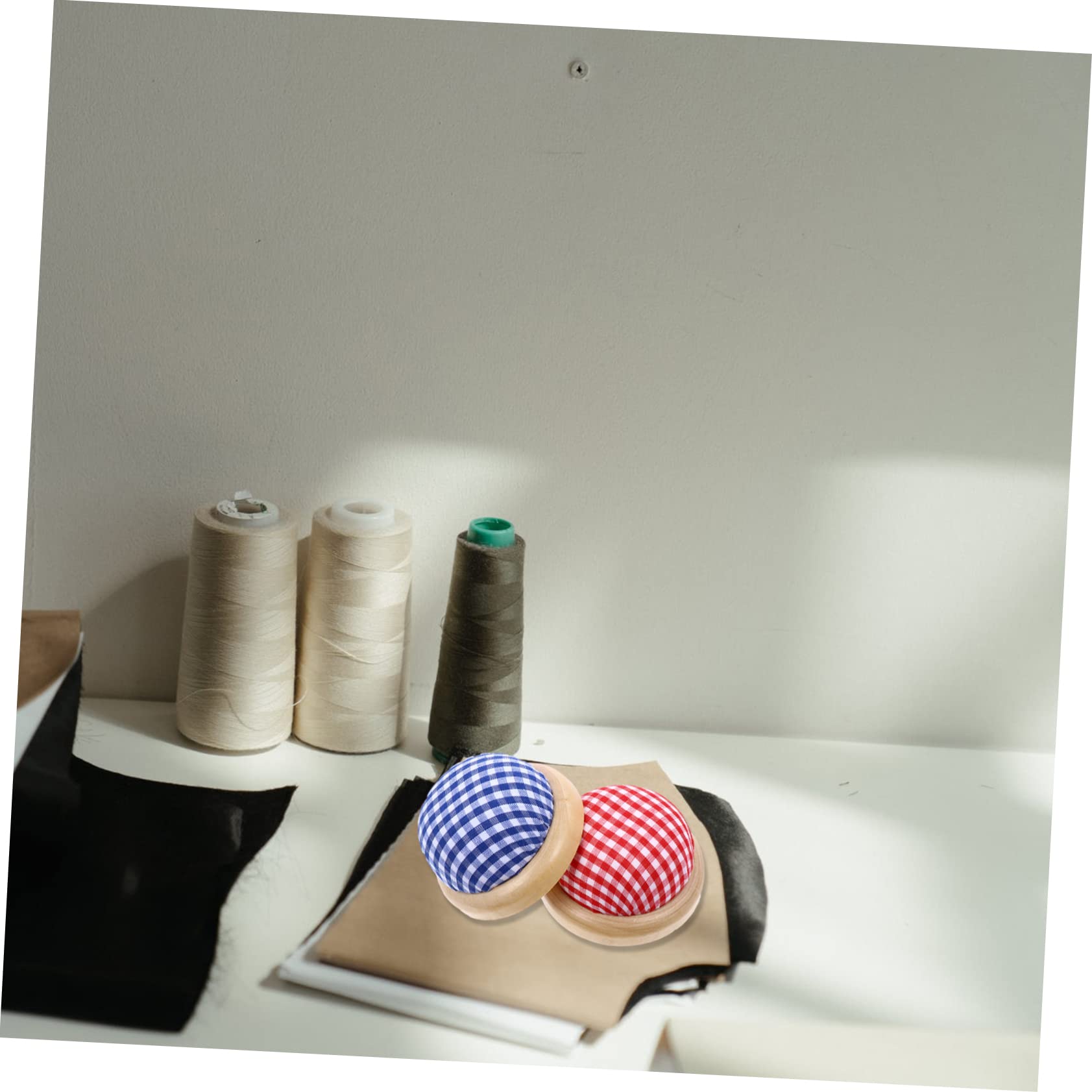 BEBEMOKO DIY Handcraft Sewing Tools 2pcs Pin Pouch Sewing Pin Bag Cross Stitch Storage Bag