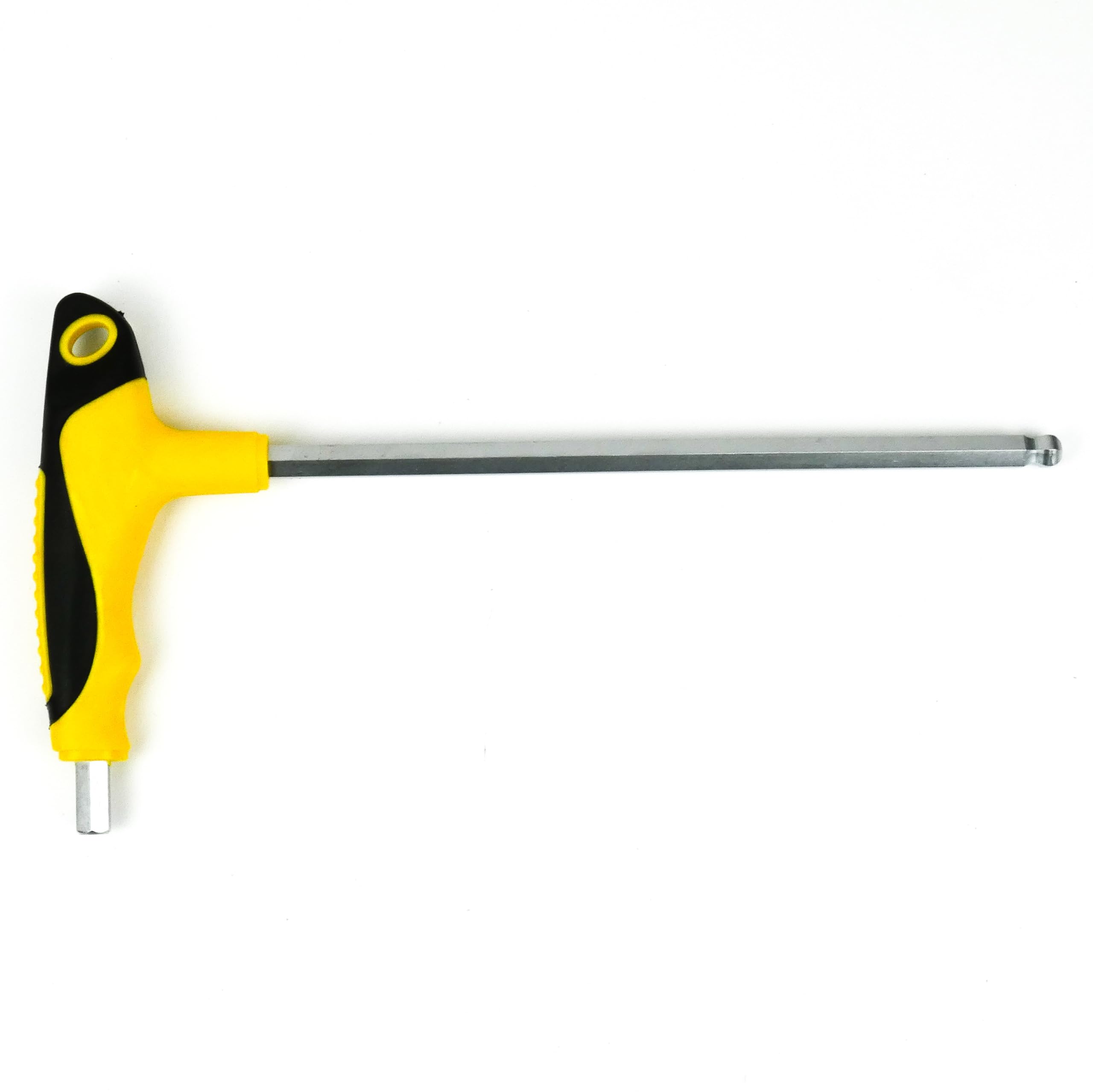 Llave Allen con Mango en T y Punta Esférica, 8 mm | Acero Resistente, Herramienta Profesional, Acceso en Ángulo, Ideal para Mecánica, Bicicleta y Moto