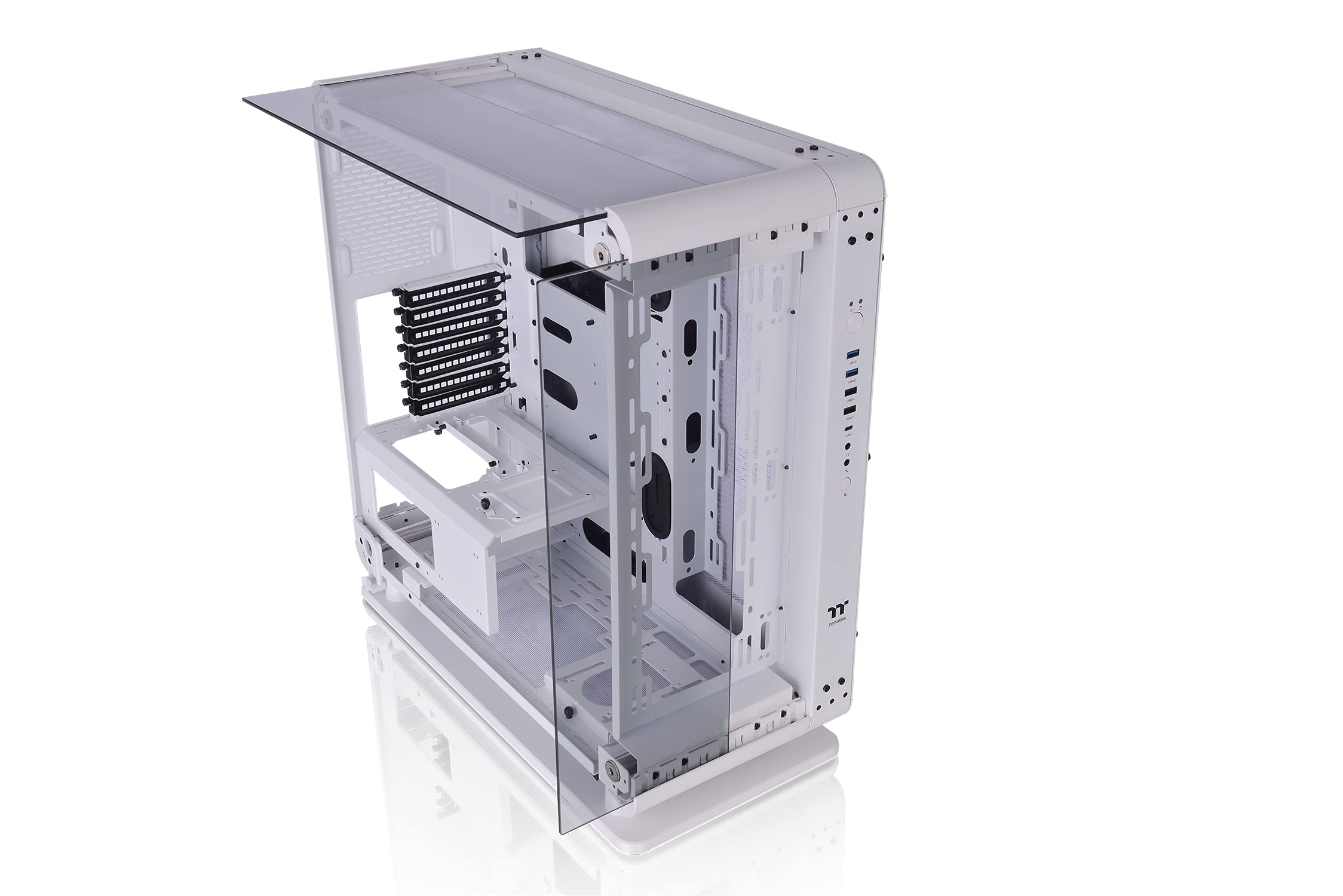 Thermaltake Core P6 TG Snow/White/Wall Mount/SPCC/4mm Tempered Glass*3