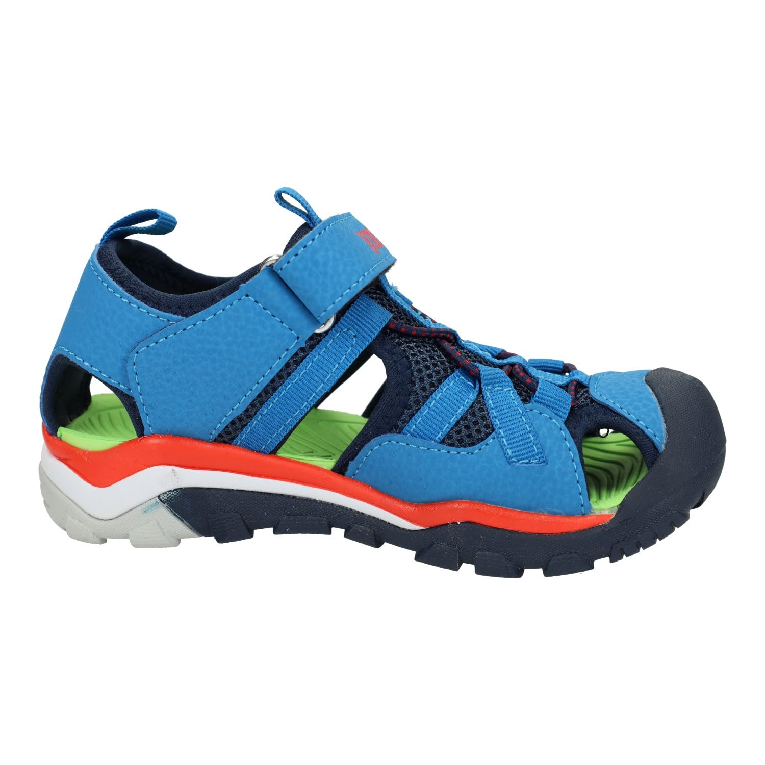 Joma SLAKJS2404V Sandalias para niños, Color Azul Royal, con Cierre Adhesivo, Estilo cangrejeras, Calzado veano niño, NIÑO Sandalias
