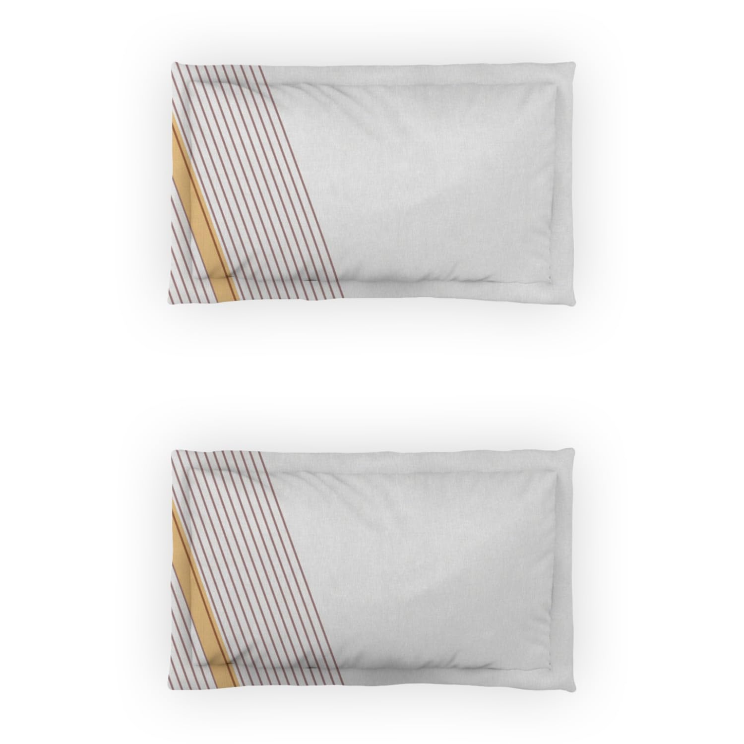 DDECOR - 100% Cotton 130 TC King Bedsheet with 2 Pillow Covers - Multi 3