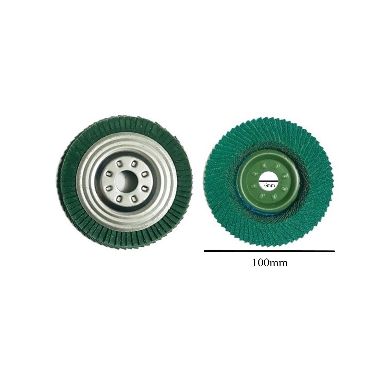 20 szt. Tarcza listkowa 60# zielona szlifierka kątowa tarcza szlifierska 4 "x 5/8" ściernica do drewna, szlifowanie metalu