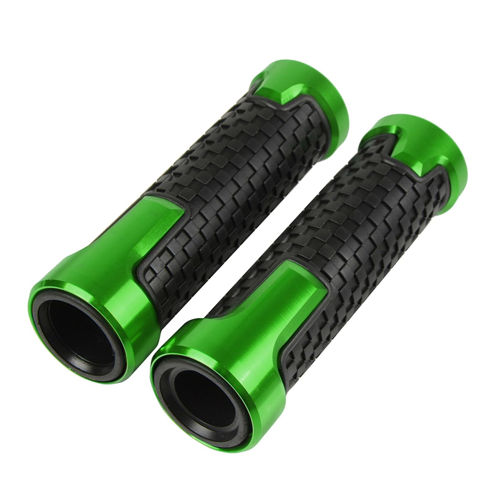 Poignées de guidon 22mm CNC en alu vert haute finition pour moto Suzuki GSXR