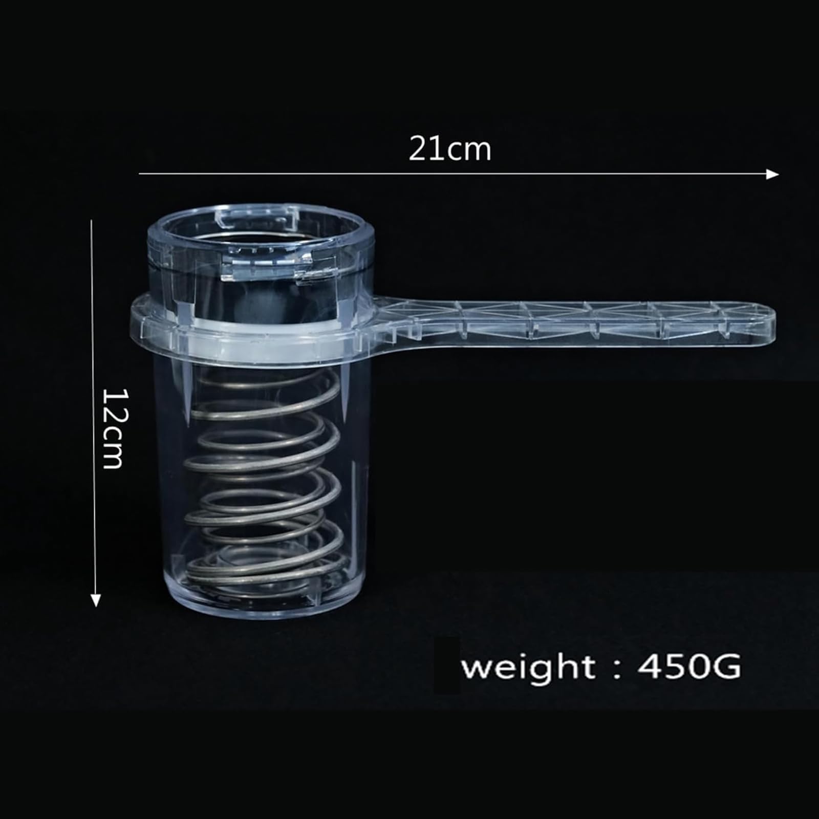 Herramienta de limpieza de retrolavado for máquina de café expreso de 58 mm, taza de filtro ciego transparente con válvulas de alivio de presión duales y protección de drenaje incorporada