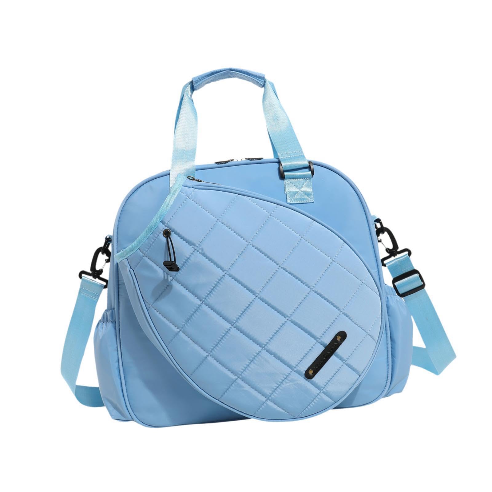 Borsa da Tennis Estremamente spaziosa, per trasportare Racchette, Attrezzatura da Badminton e Oggetti Personali. Dispone di Ampio Spazio di archiviazione e Tasca Interna