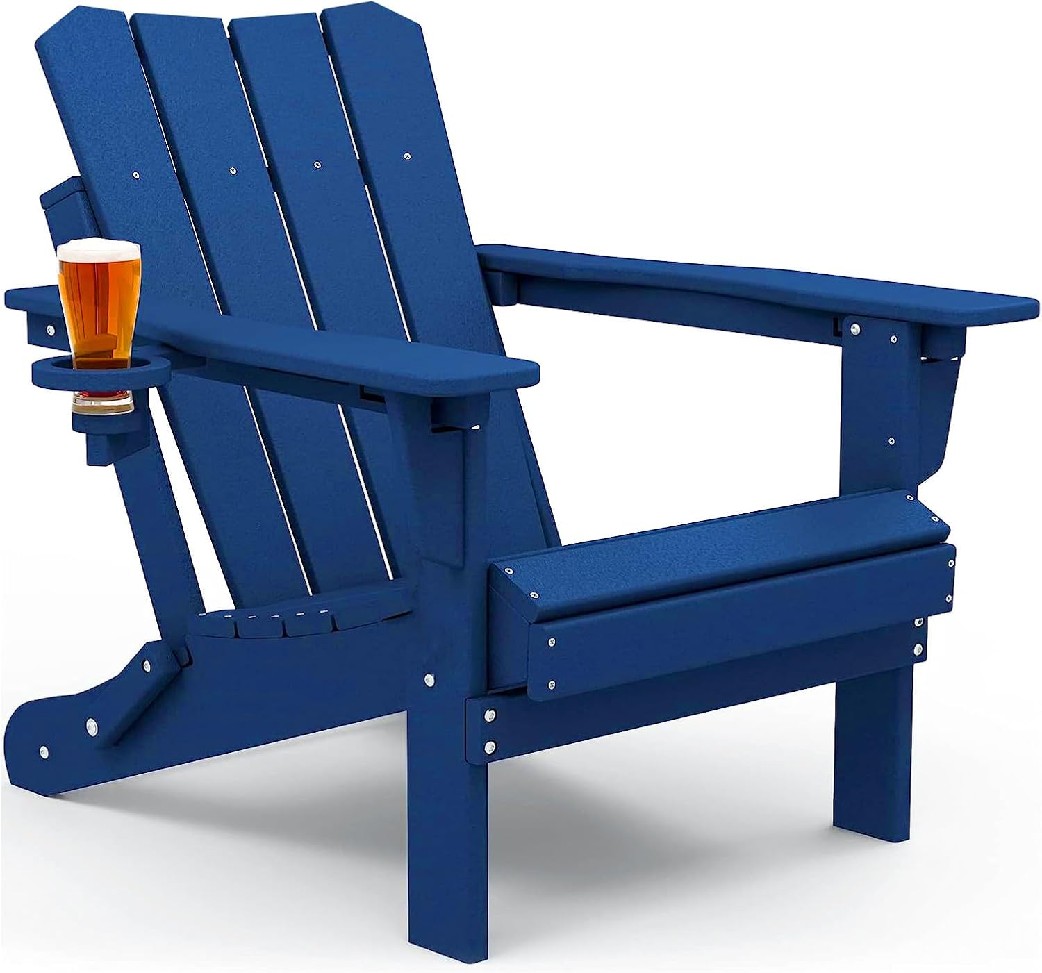 GARDENSTAR Adirondack Chair Oversized Folding Adirondack Chairs Recyclable HDPE