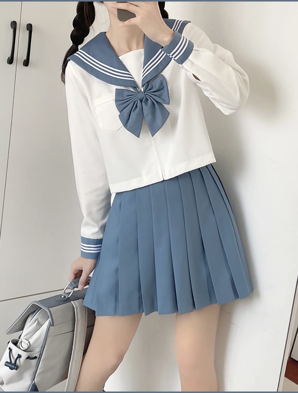 まるこの猫柳セーラー服 長袖 半袖 茶色人気 学生服 夏物 前開き プリーツスカート 女子高校 制服 可愛い コスプレ 靴下付き (茶色セッ Amazon.co.jp: 【まるこの猫柳】セーラー服 長袖 半袖 茶色人気 学生服