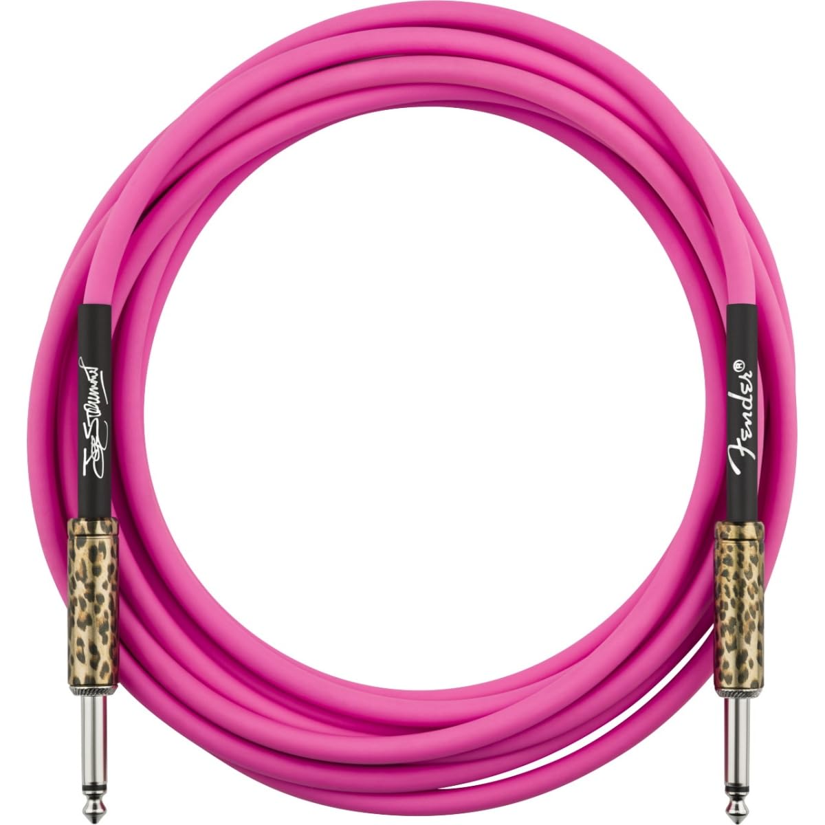 Fender 13' Instrument Cable Stummer Pink Leopard 990810215