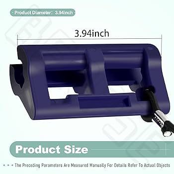 Braveboy Hydraulic Steering Lock For Outboard Motor Trailering Transport, 4" Steer Stop - Transom Savers, Manual Operation, Transom Mount