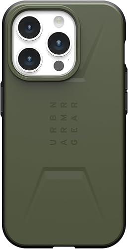 Miniatura 7 de URBAN ARMOR GEAR UAG versión actualizada Funda compatible con iPhone 15 Pro de 6.1 pulgadas, color verde oliva civil Drab con imán integrado