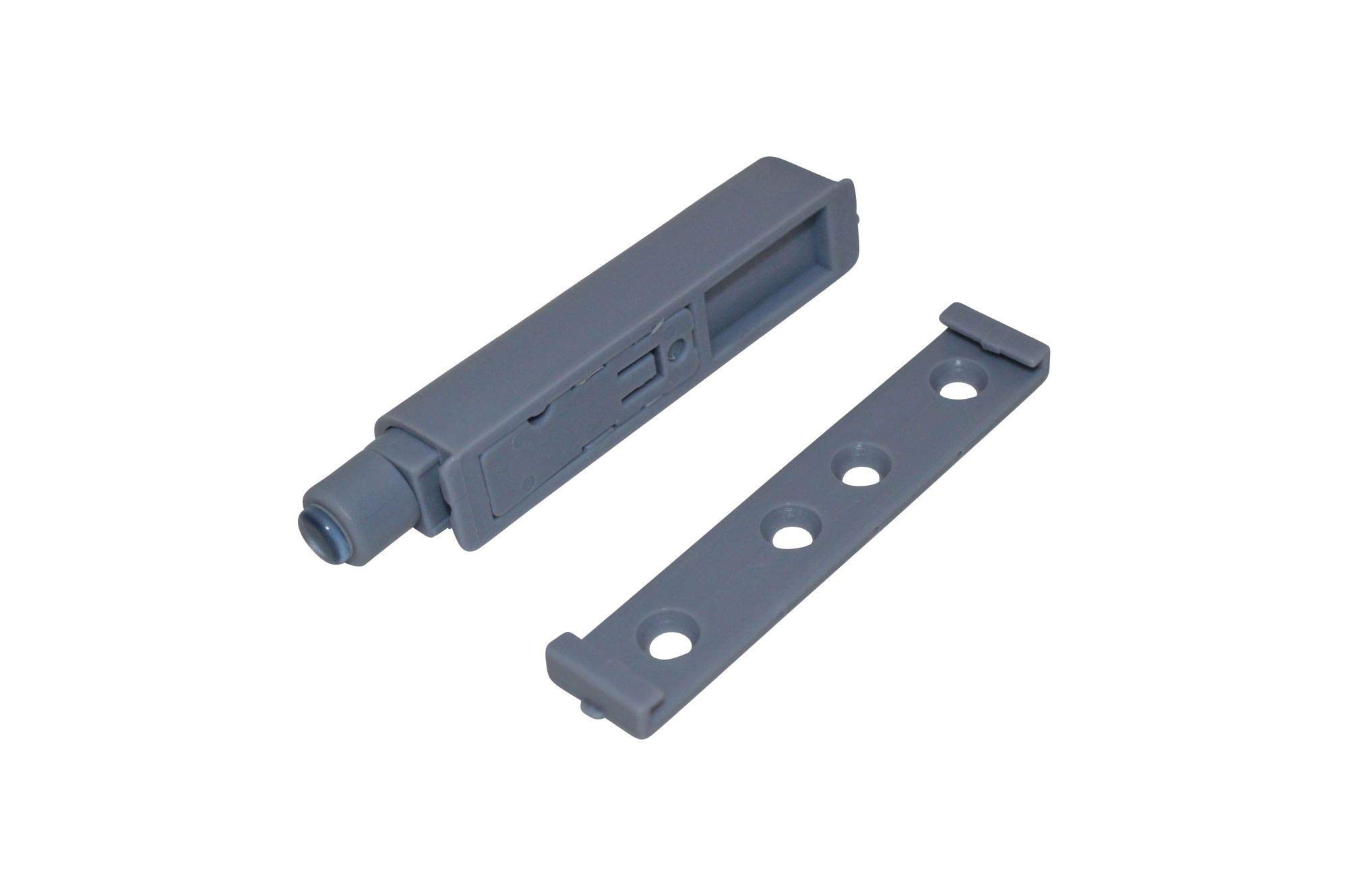 Snapper 80mm push-to-open inboor regelbaar grijs