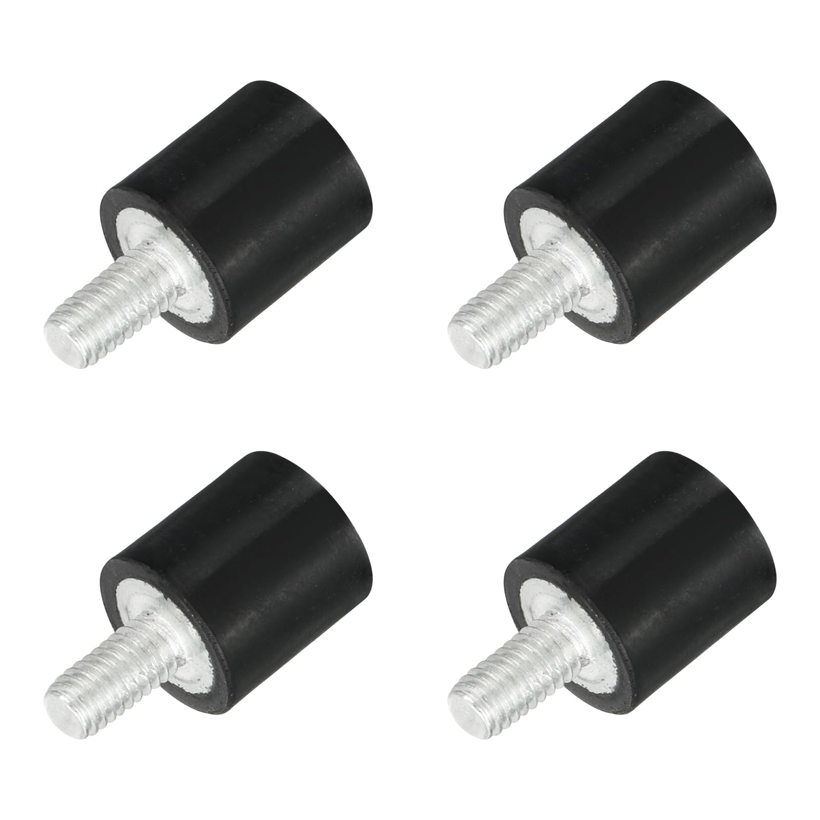 uxcell M6x1.0mm Thread Rubber Mounts, Vibration Isolators, Cylindrical Shock Absorber with Studs 20 x 30mm 4pcs — Amazon image 11