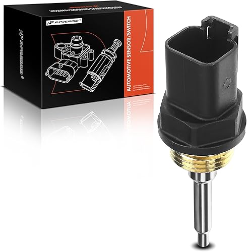 A-Premium Sensor de temperatura del refrigerante compatible con Caterpillar C12 C15 725 730 735 740 420E
