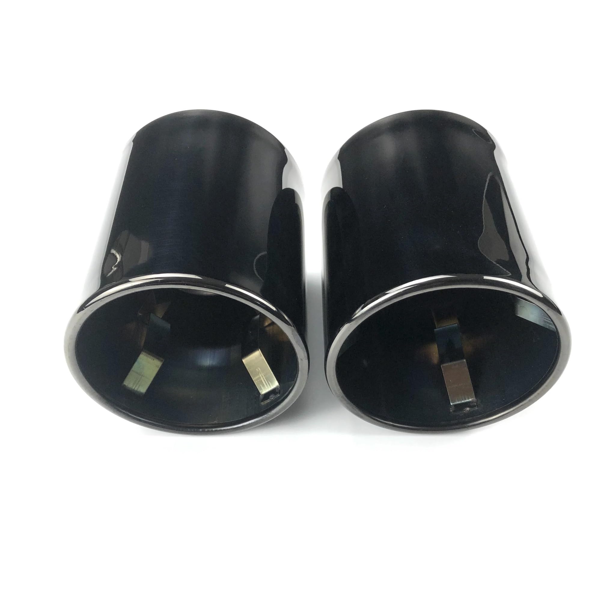 Punta di Scarico per Mini per Cooper R55 R56 R57 R58 R59 R60 R61 F54 F55 F56 F57 F60 Terminali Scarico Senza Foratura Marmitta Scarico Posteriore Tubo di Scarico(Nero)