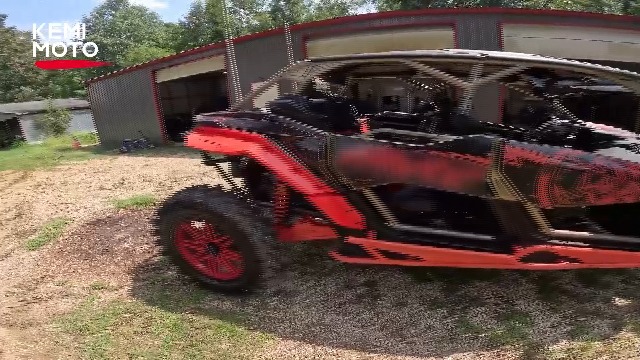 Amazon.com: Kemimoto X3 Fender Flares Extended Red Mud Guards