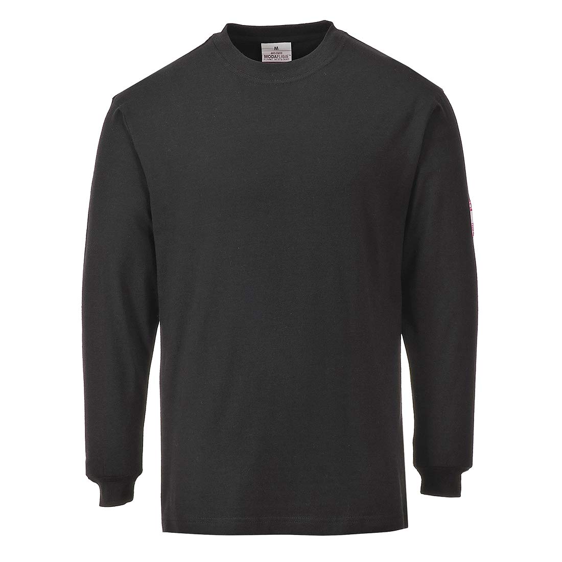 T-shirt manches longues noir Portwest FR11 taille L antistatique