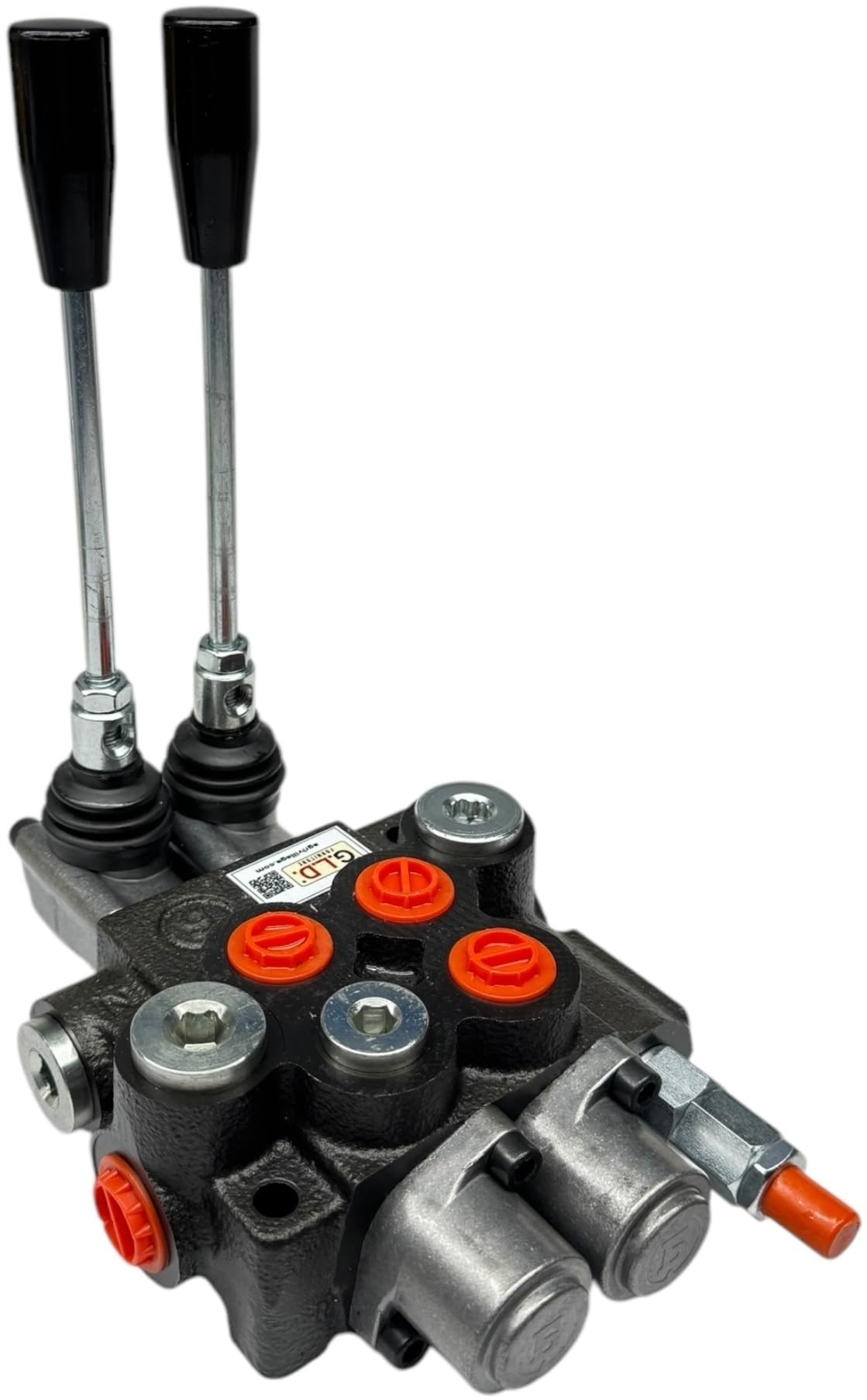 Distribuidor oleodinámico para tractor 2 palancas -1 doble efecto + 1 simple efecto 3/8" 45 litros 300 bar