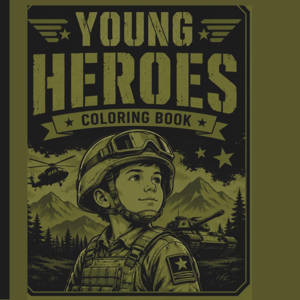 Young Heroes Coloring Book