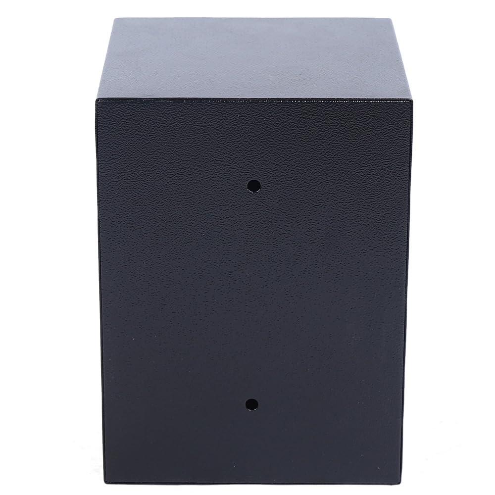 Cassaforte con 3 chiavi, cassaforte per mobili in acciaio per casa/ufficio, 4,6 l, cassaforte da parete per gioielli, documenti, fatture, contanti e certificati di proprietà, impermeabile (23 x 17 x