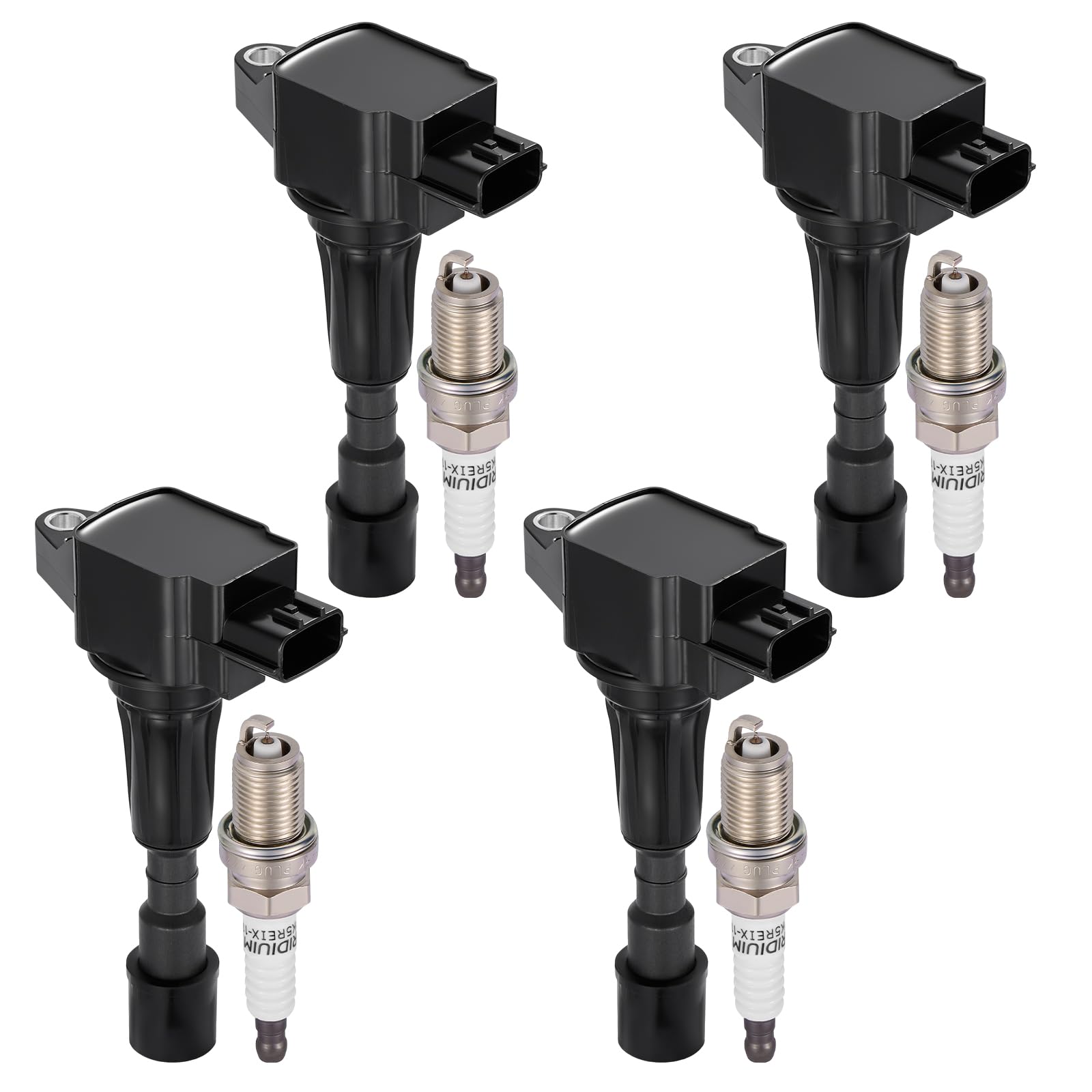 BDFHYK Ignition Coil UF655 and Spark Plug 7090 for Mazda 2 2011-2014