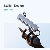 Vista 6 de UGREEN Hub USB C a USB A con 4 USB 3.0 para Laptop, MacBook Pro/Air, Mac mini M4, iMac, iPad Pro, Chromebook, Dell XPS, Galaxy S23 y Más, 0.5FT