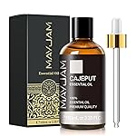 MAYJAM Cajeput Essential Oil, 3.38FL.OZ Pure Essential Oils with Glass Dropper, Large Volume Cajeput Oil, Perfect for Massage, DIY Candle and Soap Making (100ML)
