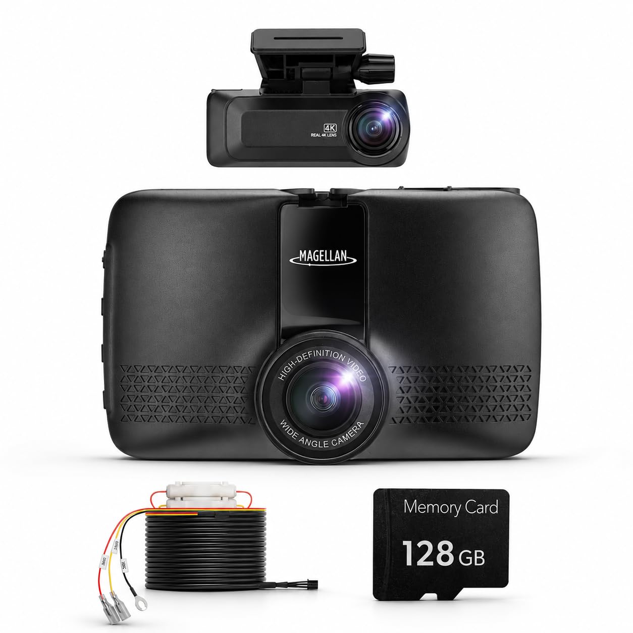Magellan 4K+4K Dash Cam Front and Rear with Dual STARVIS 2