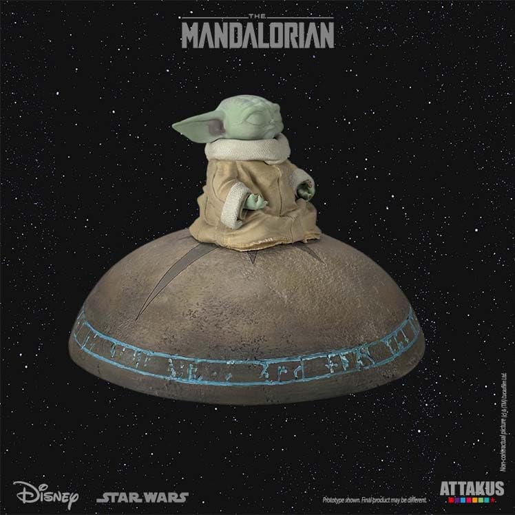 Star Wars: The Mandalorian Classic Collection statuette 1/5 Grogu Summoning the Force 13 cm