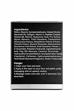 Anti Aging Face Moisturizer with Collagen, Retinol, Vitamins & Hyaluronic acid. Moisturizing Face Cream for Women & Men. Day and Night Skin Care for Smoother Looking Skin. Collagen & Retinol Cream