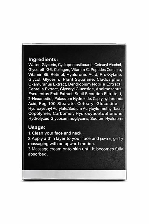 Anti Aging Face Moisturizer with Collagen, Retinol, Vitamins & Hyaluronic acid. Moisturizing Face Cream for Women & Men. Day and Night Skin Care for Smoother Looking Skin. Collagen & Retinol Cream