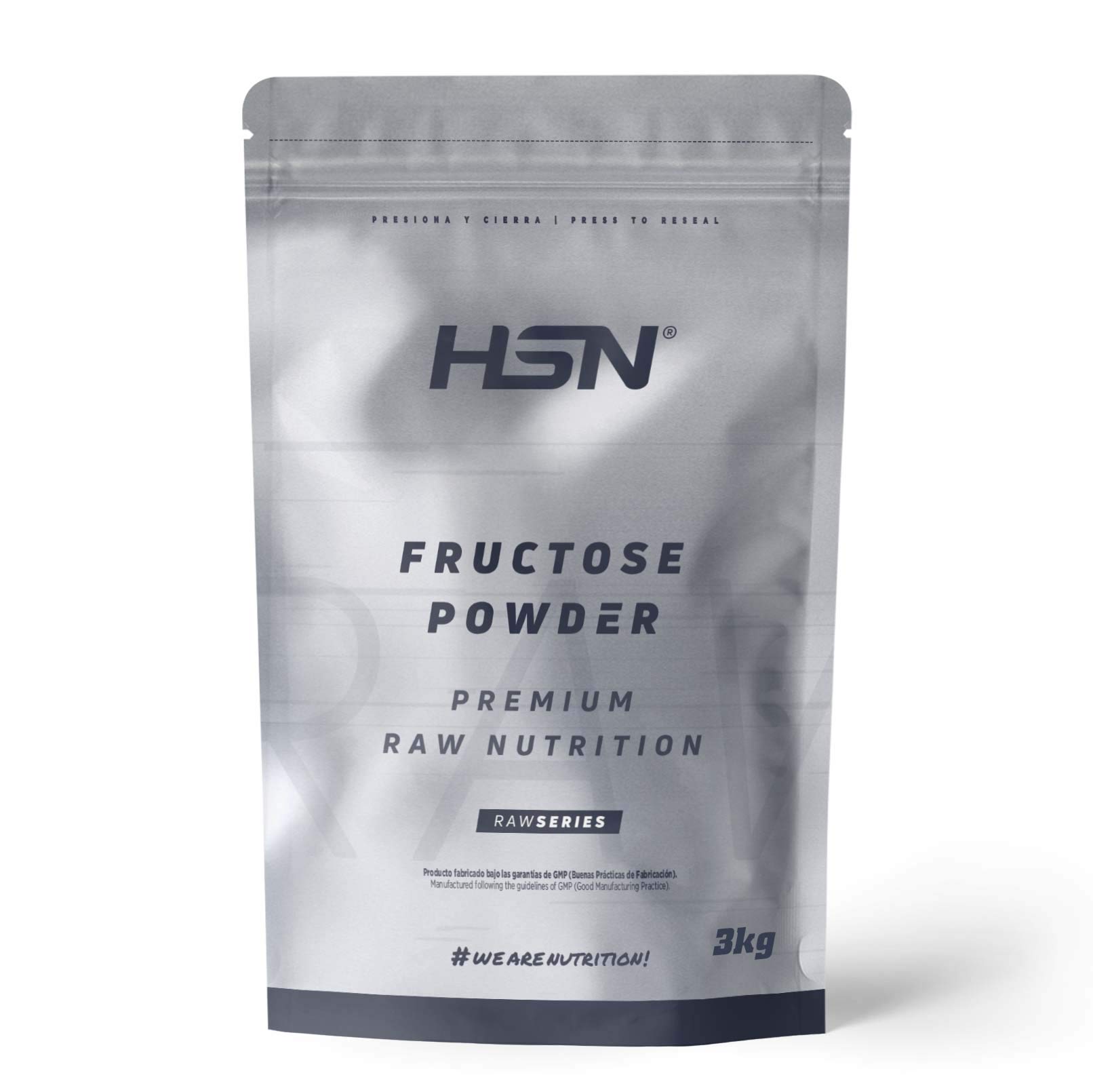 HSN - Fructose | Kohlenhydrat mit niedrigem glykämischen Index | Perfekt für den Sport | Ideal als Süßungsmittel | Vegan, laktosefrei, in Pulverform, geschmacksneutral, 3Kg