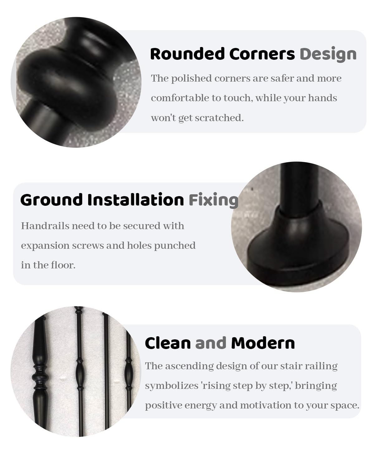 Poręcz Schodowa Czarne Metalowe Wrzeciona Schodowe Regulowane, Dekoracyjny Zestaw Balustrad Schodowych do Wnętrz, Nowoczesne Słupki Schodowe Loft Entryway, Poręcze(A,30pcs)