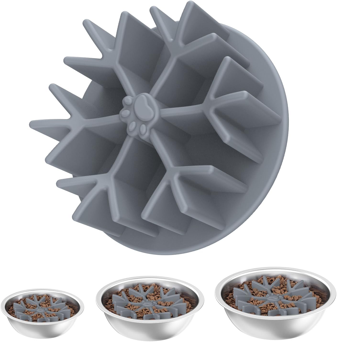 ORIA Slow Feeder Dog Bowls Insert, Puzzle Feeder Insert