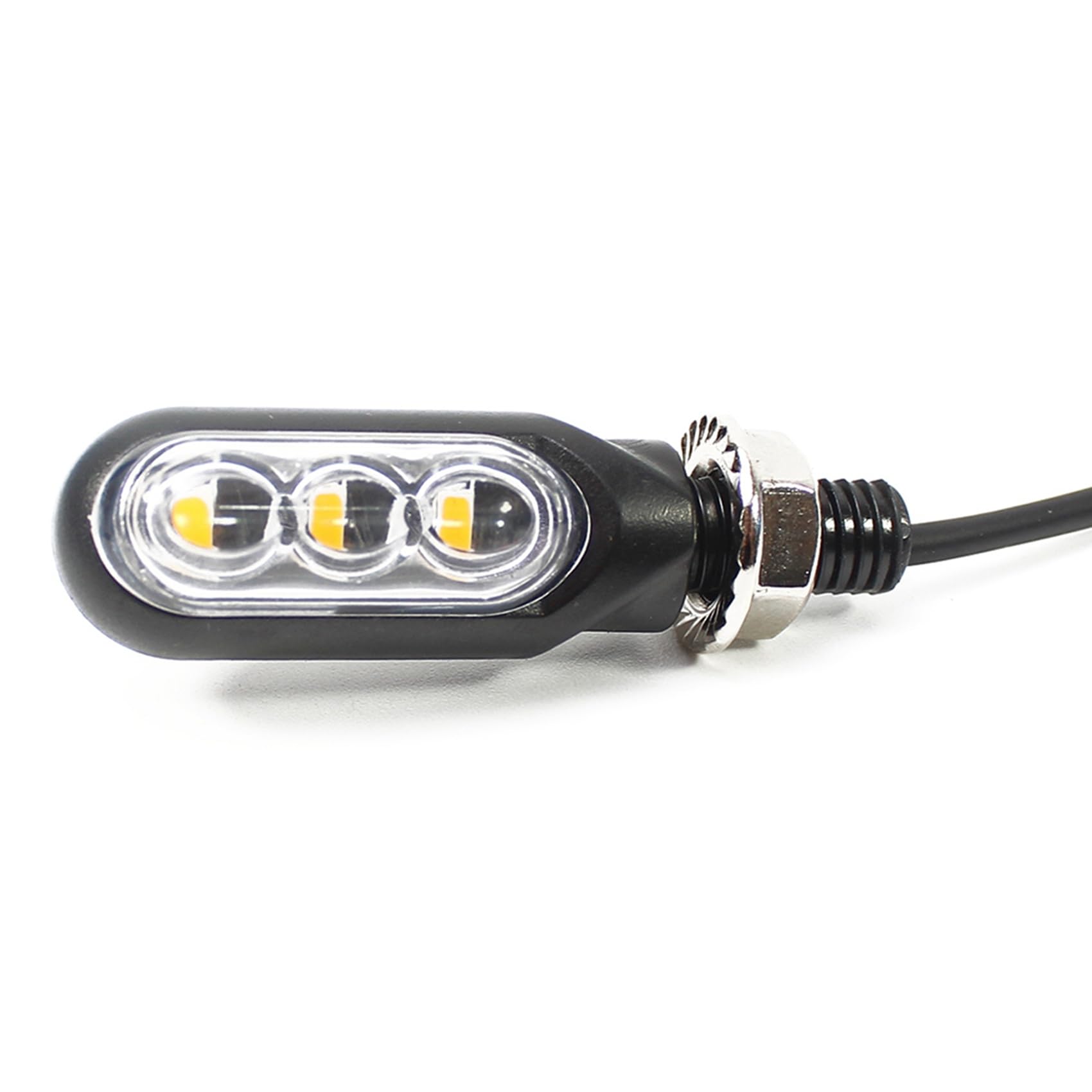2 x kierunkowskazy do rowerów elektrycznych, V04, 12 V, wodoszczelny kabel, LED, migające, V04-12 V
