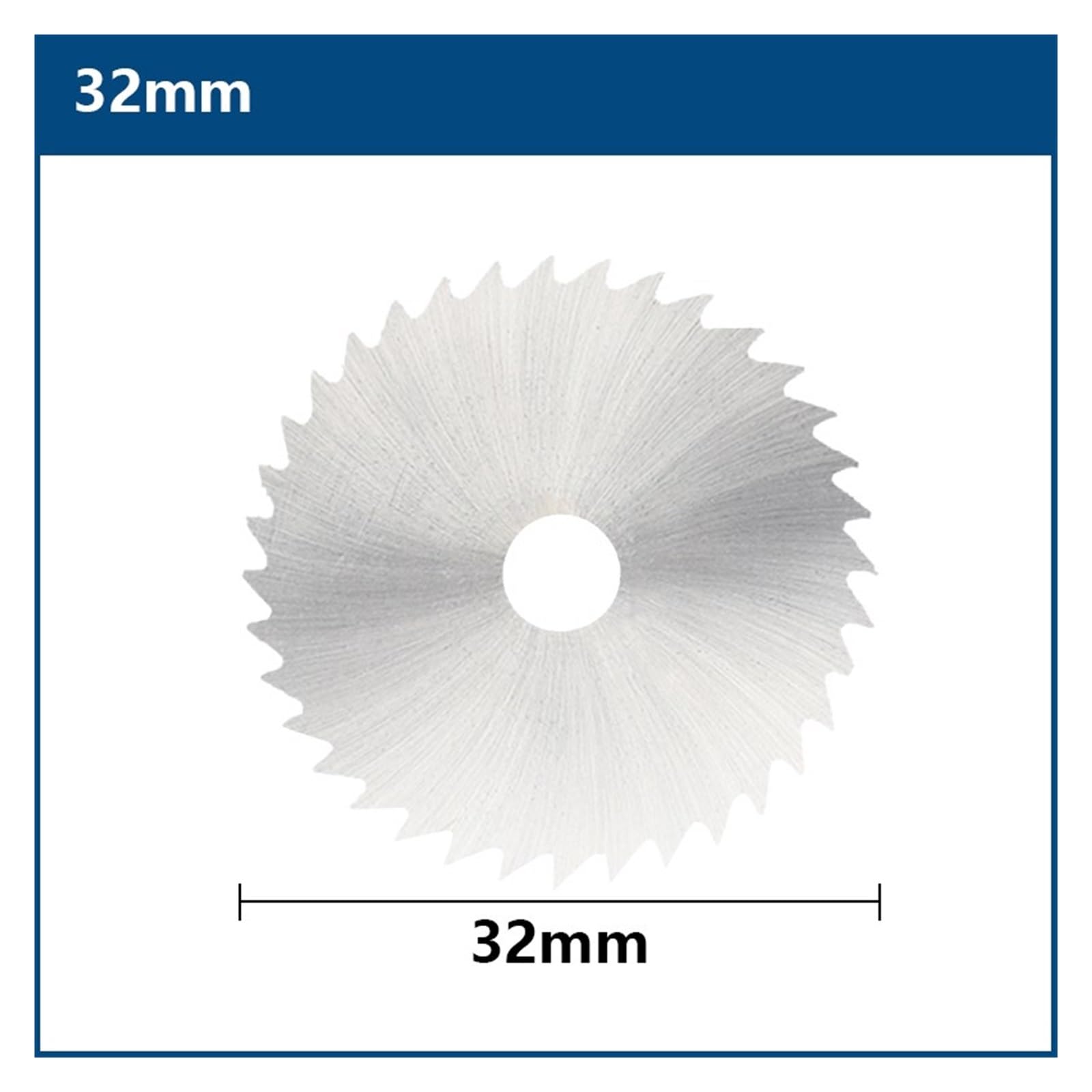 NURII Steel Saw Blade, Mini Circular Saw Blade Fit On Rotary Tools Cut Off Disc for Wood Plastic 22-60mm (Color : 32mm, Size : Saw Blade only)