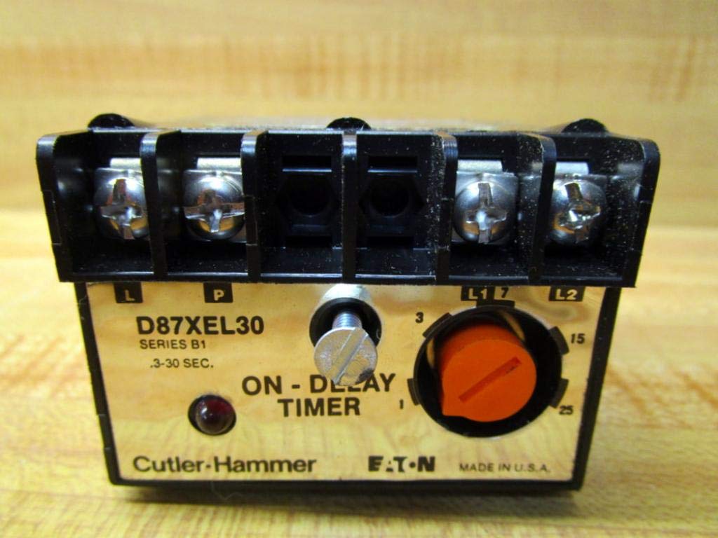 CUTLER HAMMER D87XEL30 Timer Attachment 120V ON-DELAY 30SEC