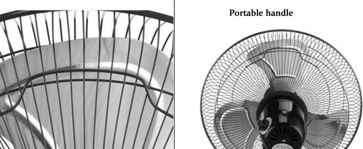 Ventilador de Pie Industrial 16/18/20 Pulgadas, Alta Velocidad, Cabezal Ajustable, 3 Velocidades, Circulador de Aire Frío para Gimnasio, Hogar, Taller y Fábrica