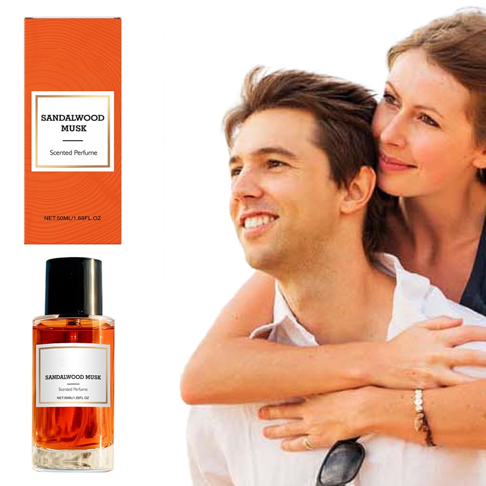 Sandal Musk Parfüm von Long Lasting Sandelwood Musk Duft für Damen und Herren Elegantes Körperspray