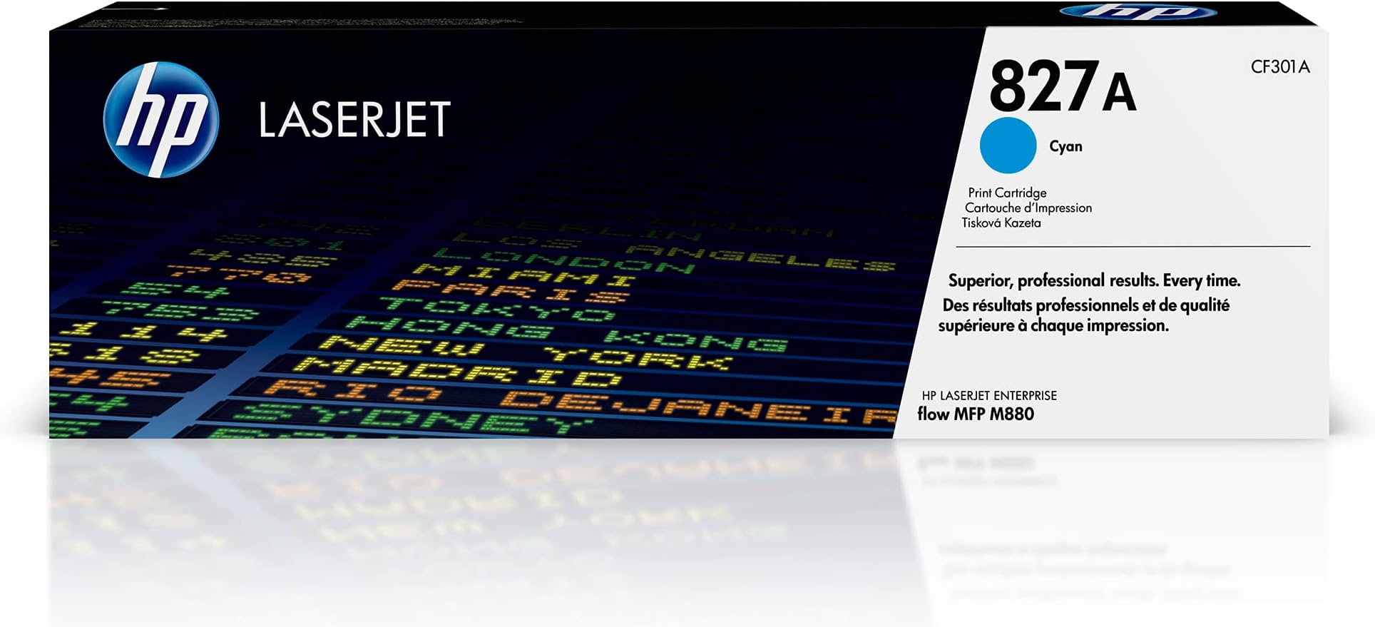 HP CF301A 827A Original LaserJet Toner Cartridge, Cyan, Single Pack