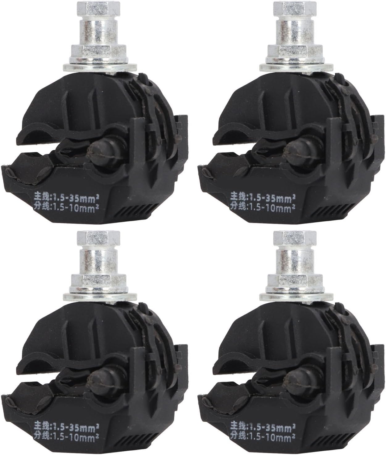 5 Pcs Insulation Piercing Connector, No Peeling Piercing Clamp, High Low Voltage Cable Splitter for Various Power Supply Projects(JJC-1)
